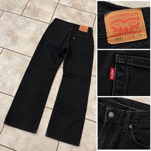 Levi’s 559 Relaxed Straight Black Jeans 31x30